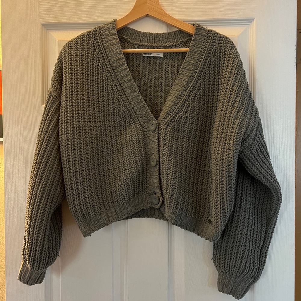 Cozy Gray Knit Sweater